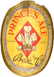 Bass Princes Ale Label